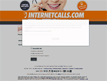 Tablet Screenshot of internetcalls.com